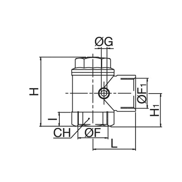 24/E - VERTICAL FEMALE/FEMALE retention valve - AH042007 - Taps and Valves - Fittings - Ani 24/E - VERTICAL FEMALE/FEMALE retention valve - AH042007 - Taps and Valves - Fittings - Ani